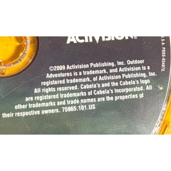 Cabelas Outdoor Adventures PlayStation 2 Game Disc - Picture 2 of 3